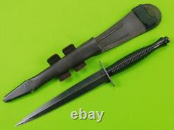 Couteau de combat poignard stiletto Fairbairn Sykes de Sheffield en anglais britannique vintage