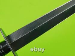 Couteau de combat poignard stiletto Fairbairn Sykes de Sheffield en anglais britannique vintage