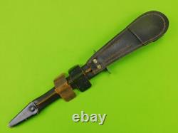 Couteau de combat poignard stiletto Fairbairn Sykes de Sheffield en anglais britannique vintage