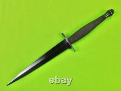 Couteau de combat stiletto Fairbairn Sykes OSS américain de la Seconde Guerre mondiale avec fourreau