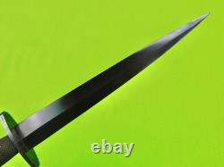 Couteau de combat stiletto Fairbairn Sykes OSS américain de la Seconde Guerre mondiale avec fourreau