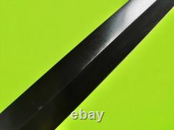 Couteau de combat stiletto Fairbairn Sykes OSS américain de la Seconde Guerre mondiale avec fourreau