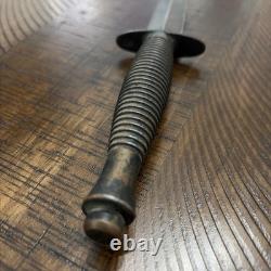 Couteau de combat tactique noir à lame fixe à double tranchant pour survie en extérieur