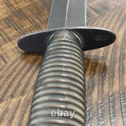 Couteau de combat tactique noir à lame fixe à double tranchant pour survie en extérieur