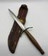 Couteau De Style Combat Dague Vintage, Manche En Bois, Sans Marque, Lame Fixe, 6