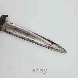 Couteau de tranchée original allemand de la Première Guerre mondiale, poignard de botte, lame de combat à la main, lame de combat WW2 ancienne