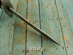 Couteau de tranchée vintage fait main WWII Commando Combat Bowie USN USMC USAF US