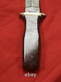 Couteau des Appalaches par Kenneth Kilby UTILISÉ. Couteau poignard 12 pouces en tout, lame de 6,75 pouces.