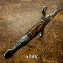 Couteau épée médiéval rare sur mesure D2 massive avec triple plein dos Impact Cutlery