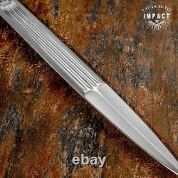 Couteau épée poignard Art Fuller D2 27,25 sur mesure de coutellerie à impact unique