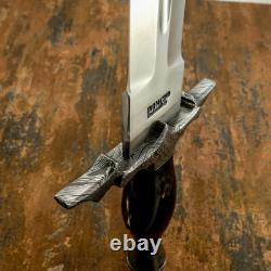Couteau épée poignard D2 Fulle personnalisé rare Impact Cutlery avec garde en damas