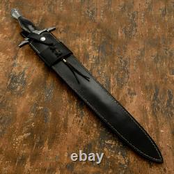 Couteau épée poignard D2 Fulle personnalisé rare Impact Cutlery avec garde en damas