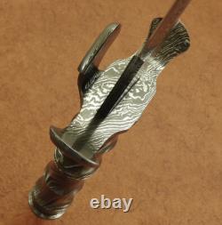 Couteau épée poignard en damas art rare sur mesure 1 d'un genre Impact Cutlery