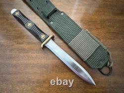 Couteau fixe Vintage EK Commando Dague de combat Fabriqué à Richmond VA USA