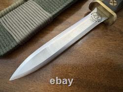 Couteau fixe Vintage EK Commando Dague de combat Fabriqué à Richmond VA USA