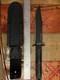 Couteau Fixe &agrave; Lame Pleine Kabar John Ek Commando Dagger 1095 Crovan Ek45 Usa