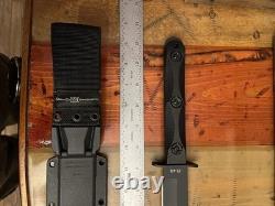 Couteau fixe à lame pleine Kabar John EK Commando Dagger 1095 Crovan EK45 USA