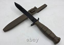 Couteau militaire GLOCK 81 SAW noir, dague de l’armée autrichienne, combat, assaut, survie
