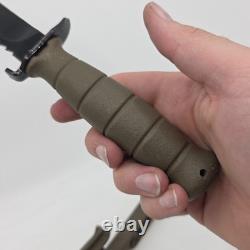 Couteau militaire GLOCK 81 SAW noir, dague de l’armée autrichienne, combat, assaut, survie