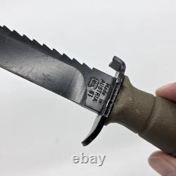 Couteau militaire GLOCK 81 SAW noir, dague de l’armée autrichienne, combat, assaut, survie
