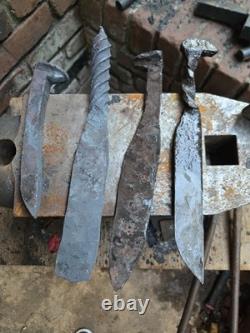 Couteau personnalisé, poignard, chasse, survie, EDC, pointe de rail