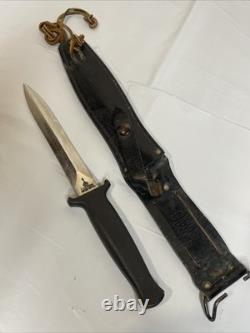 Couteau poignard Gerber Guardian II RW Loveless conçu avec fourreau en cuir Web USA