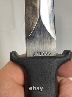 Couteau poignard Gerber Guardian II RW Loveless conçu avec fourreau en cuir Web USA