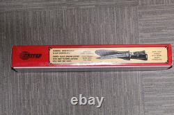 Couteau poignard croix de fer avec poignée en os vintage United UC328 avec étui et boîte 14 5/8