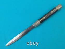 Couteau poignard de combat à manche rond antique américain du XIXe siècle