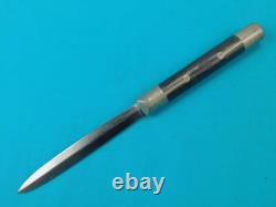 Couteau poignard de combat à manche rond antique américain du XIXe siècle