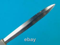 Couteau poignard de combat à manche rond antique américain du XIXe siècle