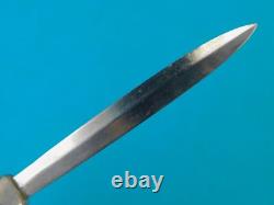 Couteau poignard de combat à manche rond antique américain du XIXe siècle