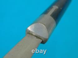 Couteau poignard de combat à manche rond antique américain du XIXe siècle