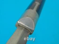 Couteau poignard de combat à manche rond antique américain du XIXe siècle