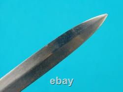 Couteau poignard de combat à manche rond antique américain du XIXe siècle