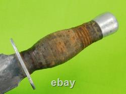 Couteau poignard de combat théâtral fait main sur mesure de la Seconde Guerre mondiale américaine