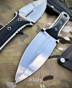 Couteau poignard de pêche Ubr fait à la main en acier D2 avec Micarta