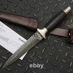 Couteau poignard fixe Boker MG-42 Damast lame en damas manche en charme 121506DAM