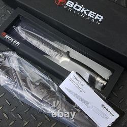 Couteau poignard fixe Boker MG-42 Damast lame en damas manche en charme 121506DAM