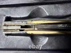 Couteau rare Tony Karlsson - Damas météorite - Dague pliable - Titane - Muona - Écorce