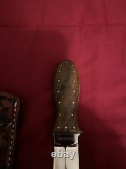 Couteau sur mesure Jim Merritt / fourreau Loveless Partner des années 1970. Rare