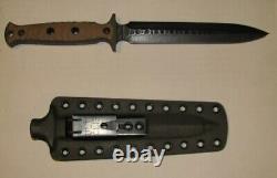 Couteaux Black Roc (Ken Vehikite) Couteau poignard double tranchant personnalisé en acier 80CRV2
