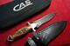 Couteaux Cas Custom Dagger Stag Knife Dark Timber Brother Claudio Sobral Nouveau