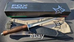 Dague Commando Fairbairn Sykes Fox FX-593 avec étui en cuir et boîte