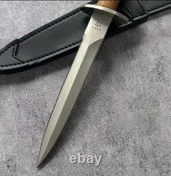 Dague Commando Fairbairn Sykes Fox FX-593 avec étui en cuir et boîte