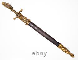 Dague Empire russe Zlatoust Cosaque Nicolas II 1888 Épée couteau sabre 863