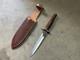 Dague Fox Knives Fairbairn Sykes Fx-593 Avec Lame En N690co Et Fourreau En Cuir Personnalis&eacute;