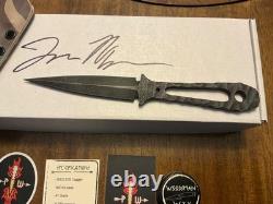 Dague NEOLITH Primitive Woodsman 80CrV2 EDC avec étui Kydex