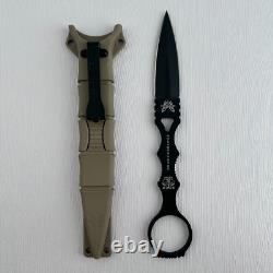 Dague SOCP de Benchmade 176BKSN en acier 440C/finition revêtue/gaine sable