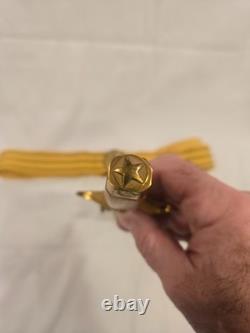 Dague Zik 58 de la Marine Soviétique Vintage Originale avec Fourreau et Ceinture